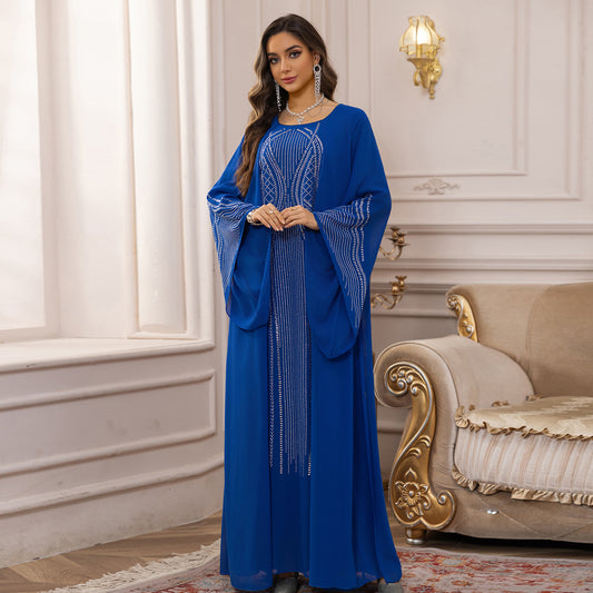 Long Robe Dress Middle East Swing Plus Size Women's Clothing (Imported)
