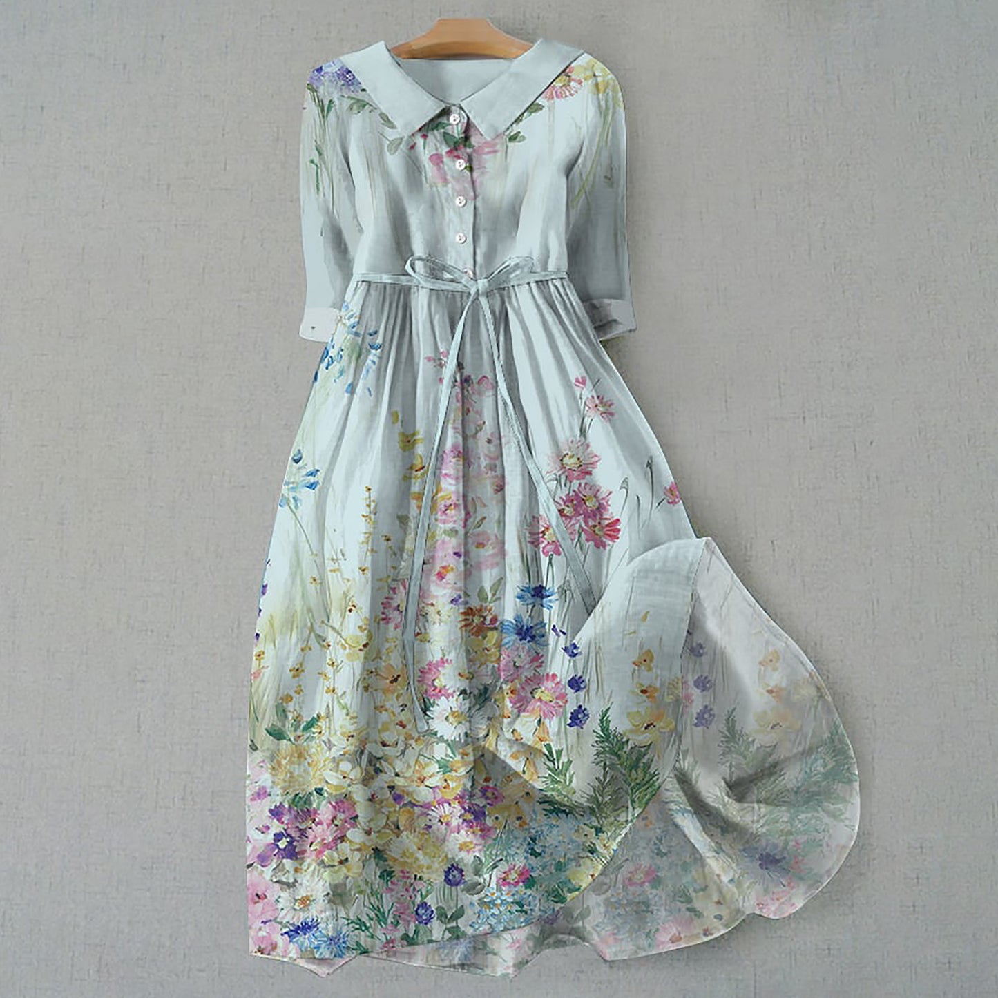 Women's Fashion Personalized Bohemian Printing Dress (Imported)