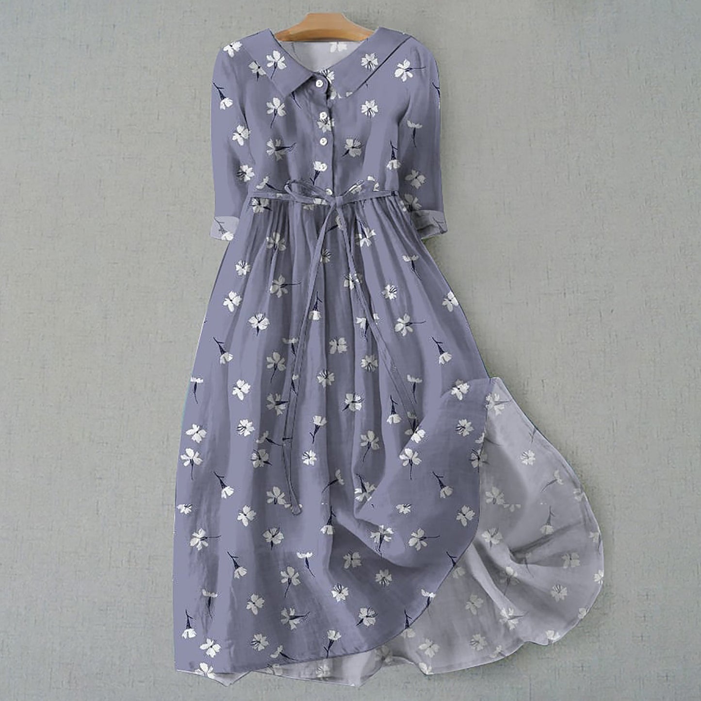 Women's Fashion Personalized Bohemian Printing Dress (Imported)