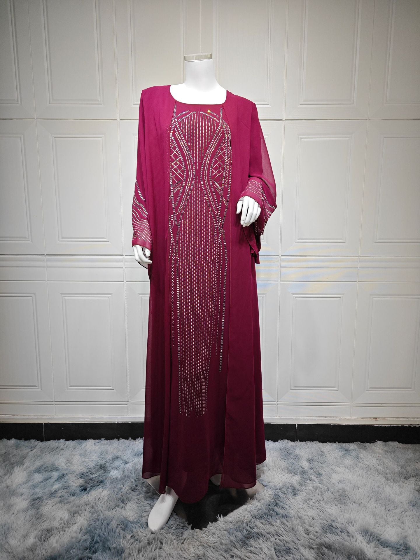 Long Robe Dress Middle East Swing Plus Size Women's Clothing (Imported)