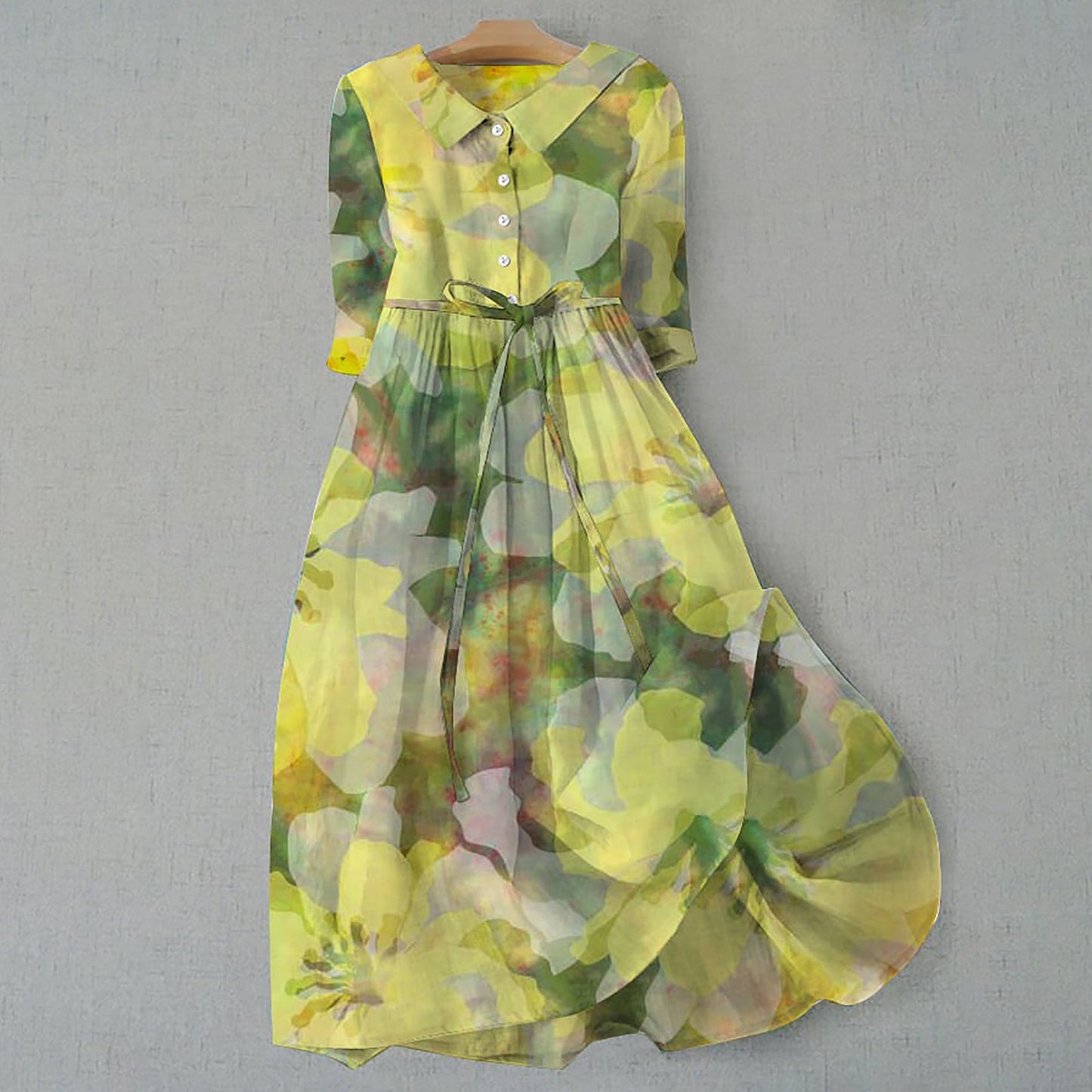 Women's Fashion Personalized Bohemian Printing Dress (Imported)