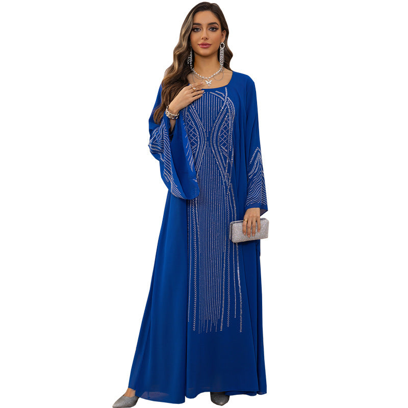 Long Robe Dress Middle East Swing Plus Size Women's Clothing (Imported)