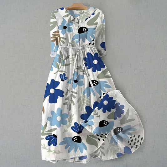 Women's Fashion Personalized Bohemian Printing Dress (Imported)